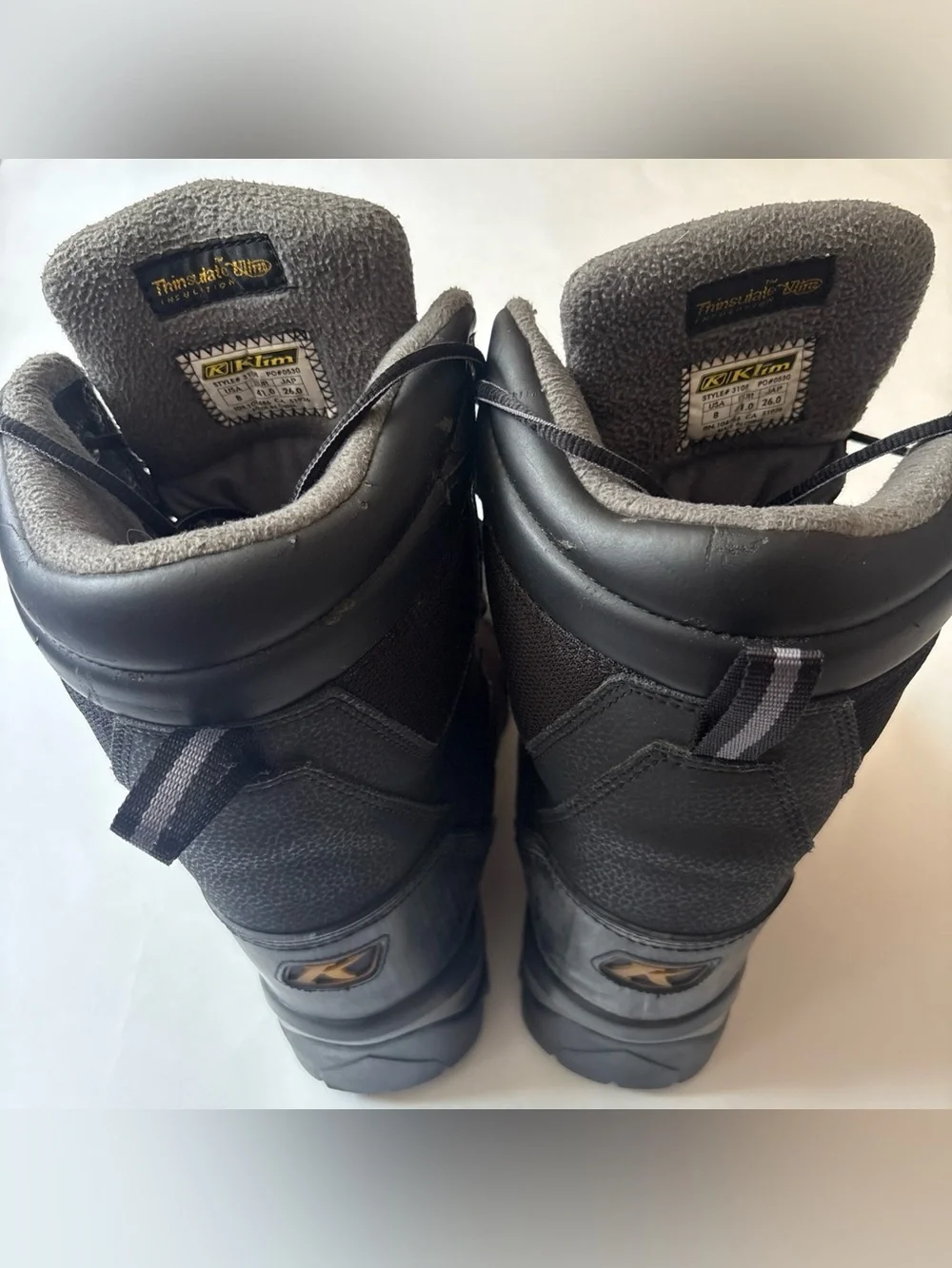 Klim Adrenaline GTX Boot Men's 8 Insulated Snowmobile Boots Gore-Tex 3108-001